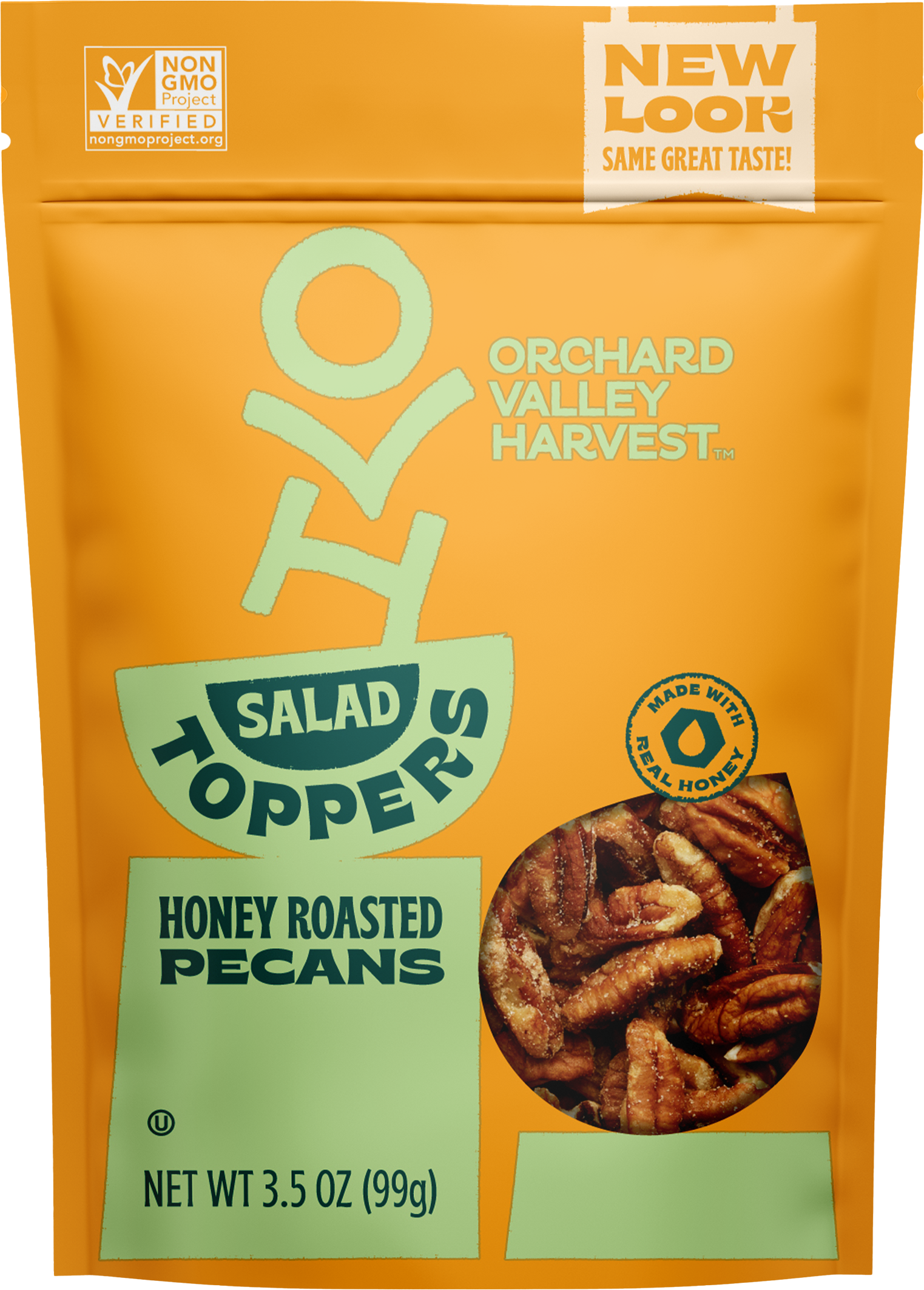 Honey Roasted Pecans – Stand Up Bag