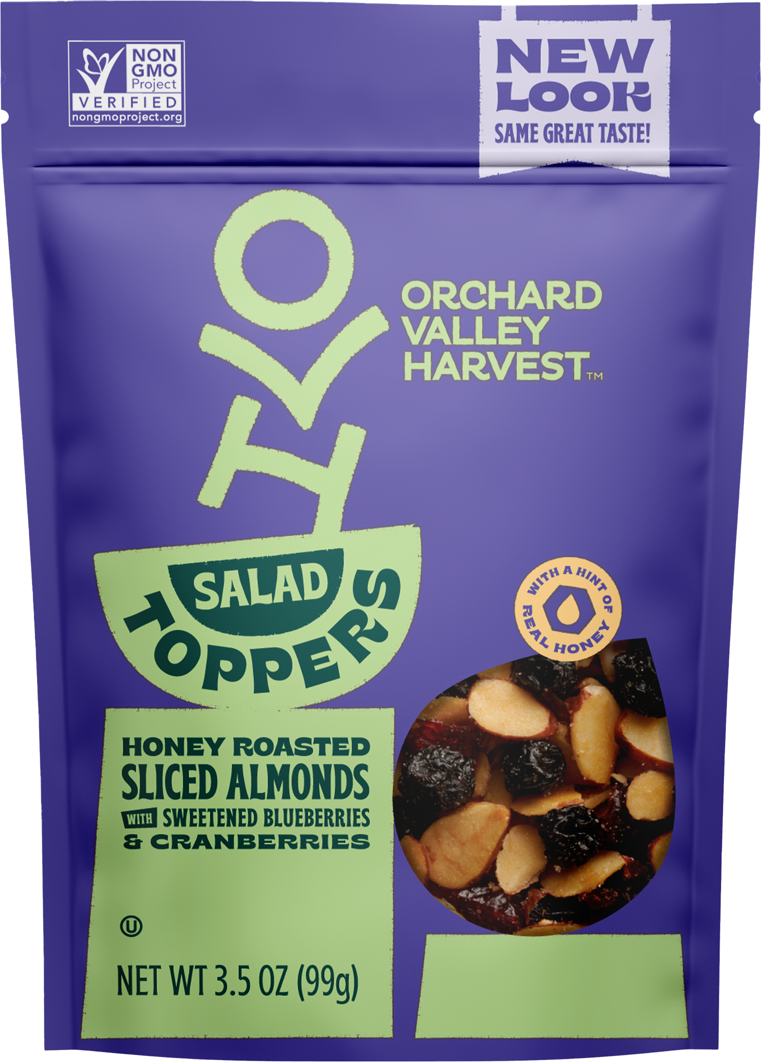 Honey Roasted Sliced Almonds & Berries – Stand Up Bag