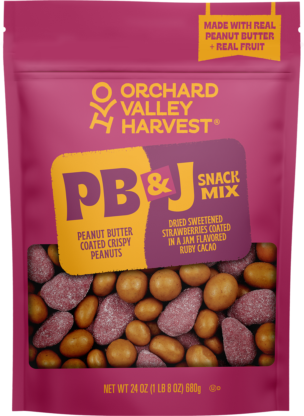 PB&J Snack Mix