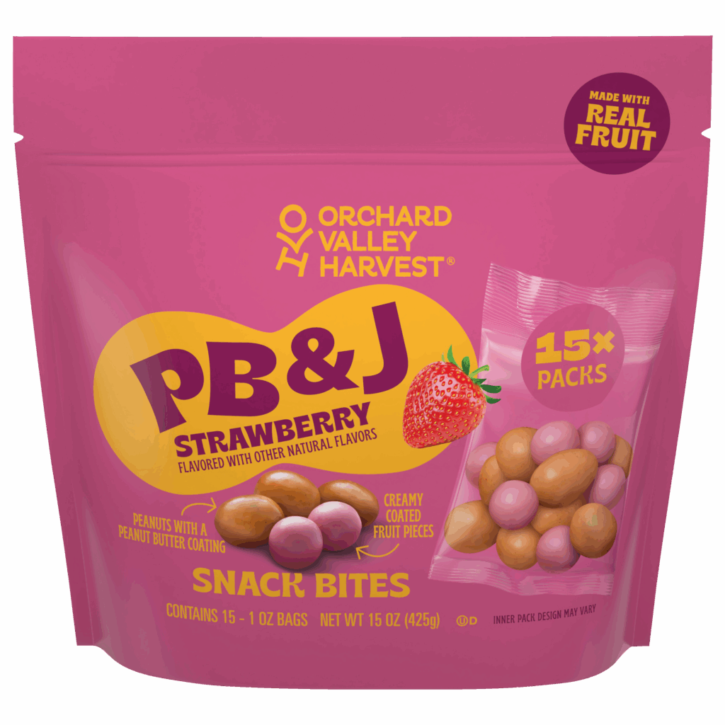PB & J Strawberry Snack Bites - Orchard Valley Harvest