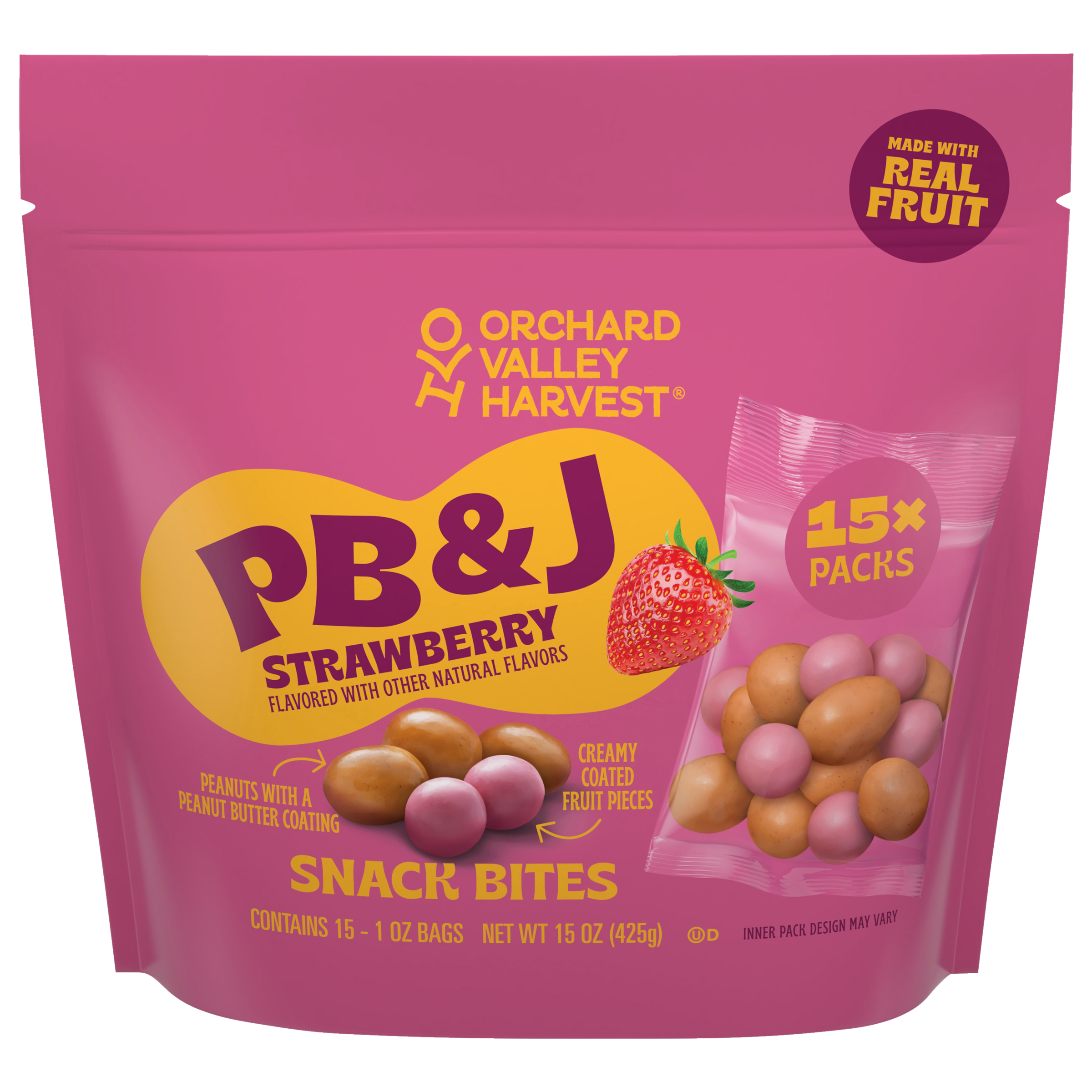 PB & J Strawberry Snack Bites